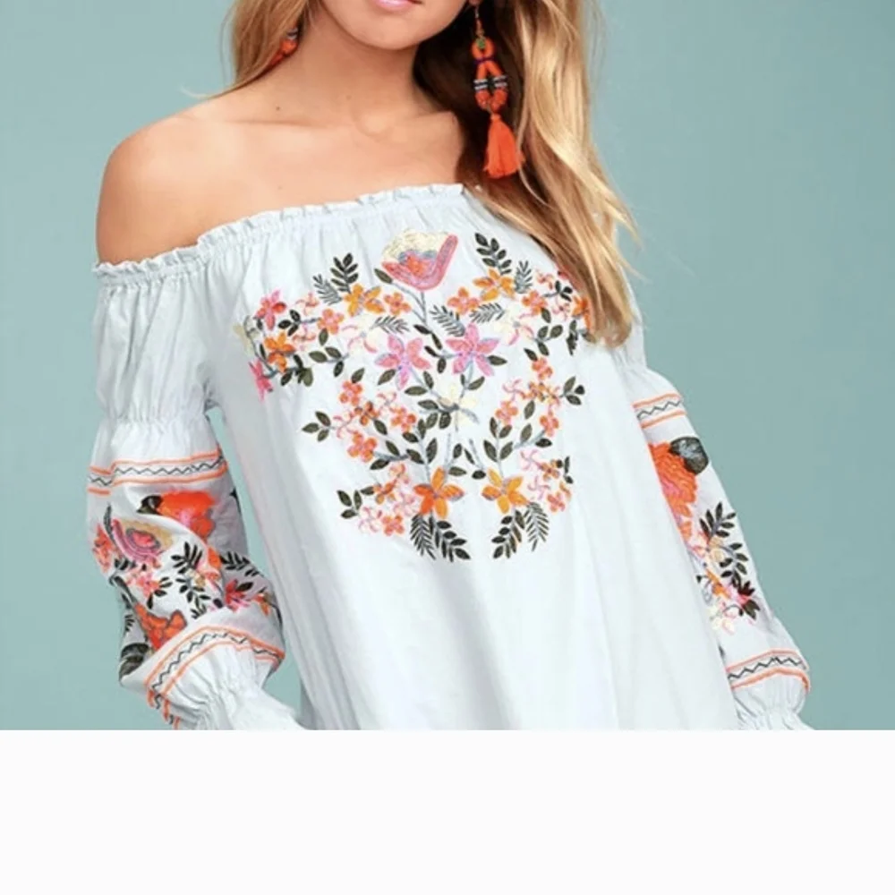 Free People Fleur Du Jour Mini Dress SM - Picture 4 of 16